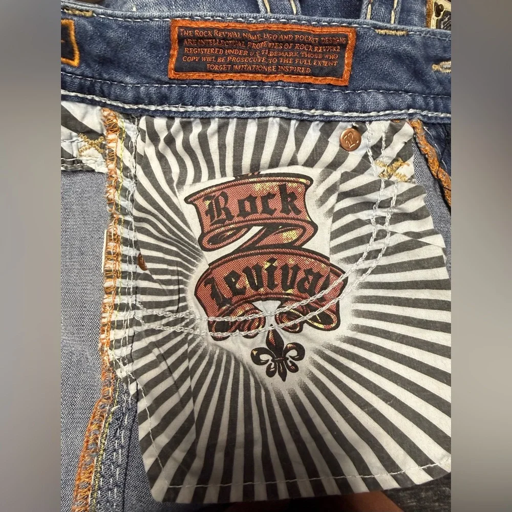 ROCK Revival PREMIUM Boot JENA Mid RISE Jeans - Picture 8 of 16
